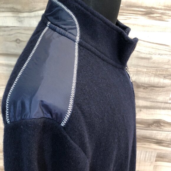 New England Patriots Tommy Bahama Navy Blue XL Pullover Football Sweatshirt - Picture 3 of 8